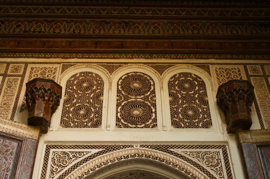 Decorations at the Bahia Palace