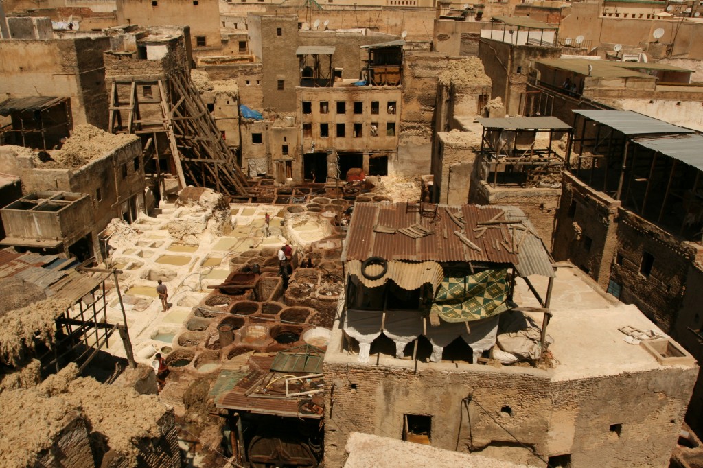 The Tannery in Fez