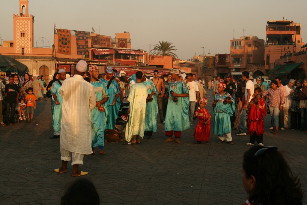 Dancers in Djemaa el Fna